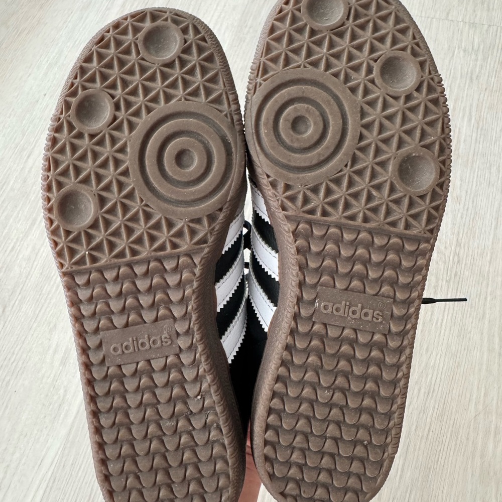 adidas Samba Women’s Sneakers Black White Gray - Picture 4 of 4
